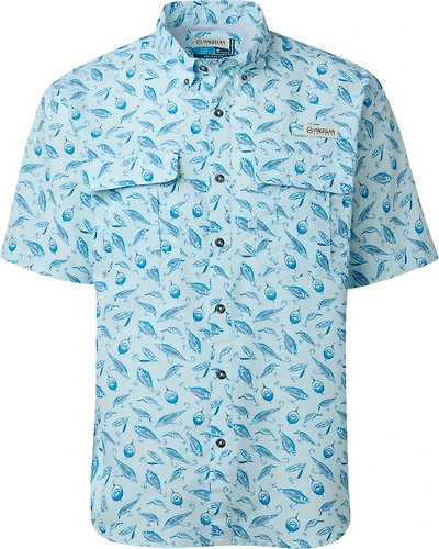 Magellan Outdoors Men's Laguna Madre Father's Day Short Sleeve Fishing Shirt