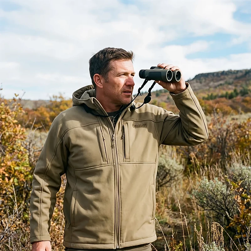 Magellan Outdoors Men's Mesa 2.0 Solid Softshell Jacket