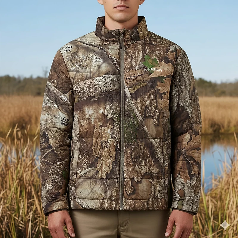 Magellan Outdoors Men's Reversible Puffer Jacket
