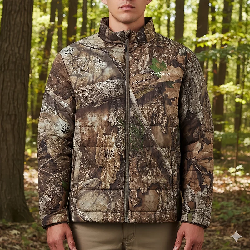 Magellan Outdoors Men's Reversible Puffer Jacket