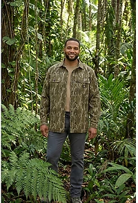 Carhartt Men's Rugged Flex Canvas Fleece Lined Camo Shirt Jac