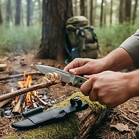 Benchmade Bushcrafter 4.38 in Fixed Blade Knife