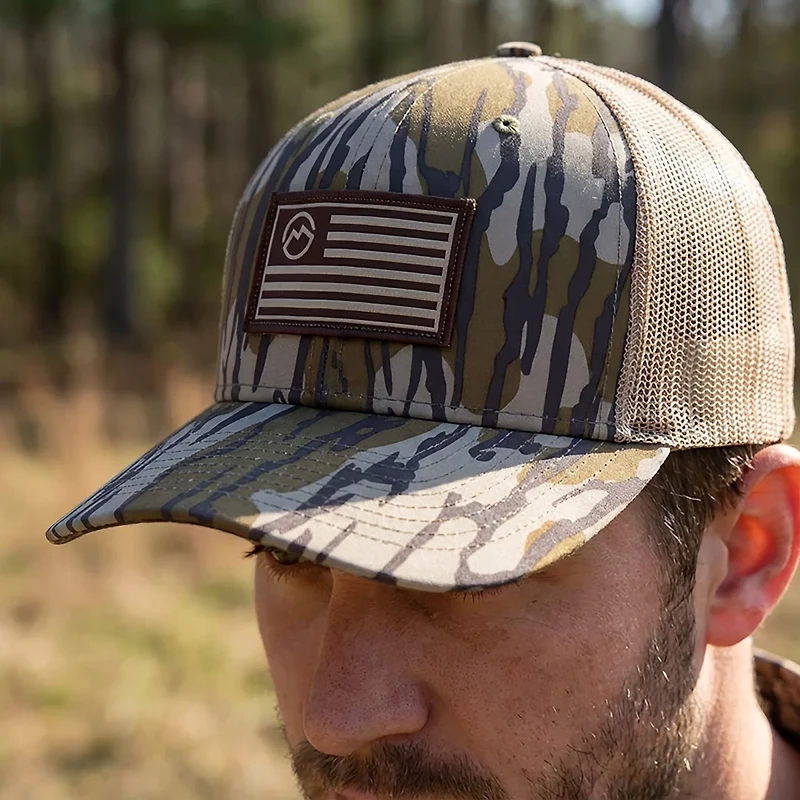 Magellan Outdoors Adults' HuntGear Flag Logo Trucker Hat