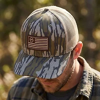 Magellan Outdoors Adults' HuntGear Flag Logo Trucker Hat