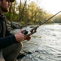 ProFISHiency Retro Pocket 30 in L Freshwater Spincast Rod and Reel Combo