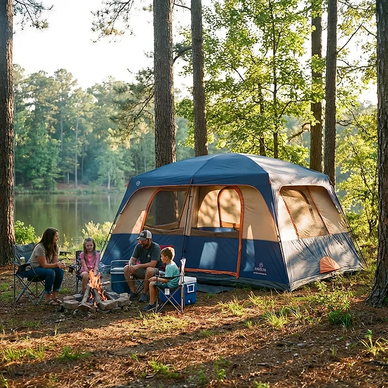 Magellan Outdoors Grand Ponderosa 12 Person Family Cabin Tent