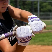 Franklin Girl's Fusion Flex Fastpitch Batting Gloves