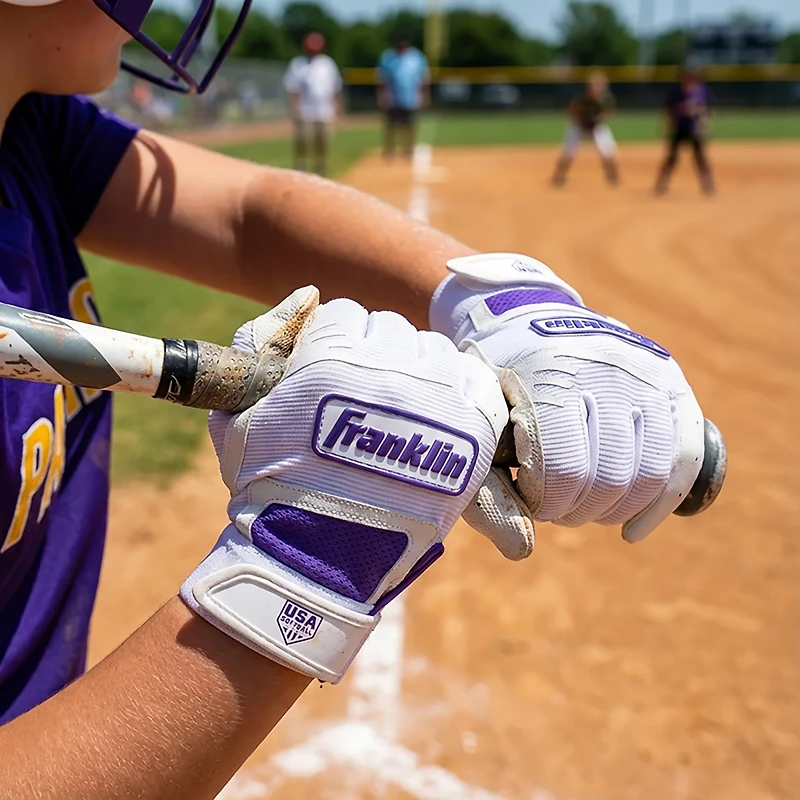 Franklin Girl's Fusion Flex Fastpitch Batting Gloves
