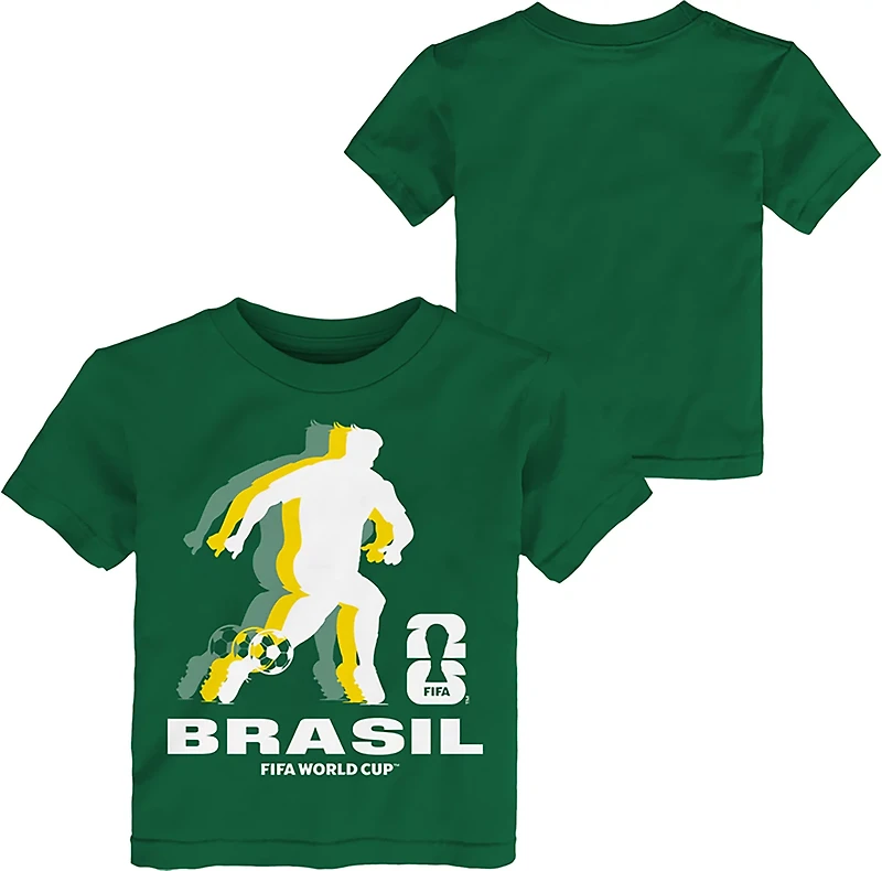 Outerstuff Toddler Boys' Brazil 2026 World Cup Graphic T-shirt