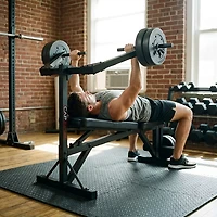 CAP Barbell Leverage 100 lb Combo Bench Set