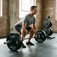 CAP Barbell Olympic Bumper Plate Weight Set