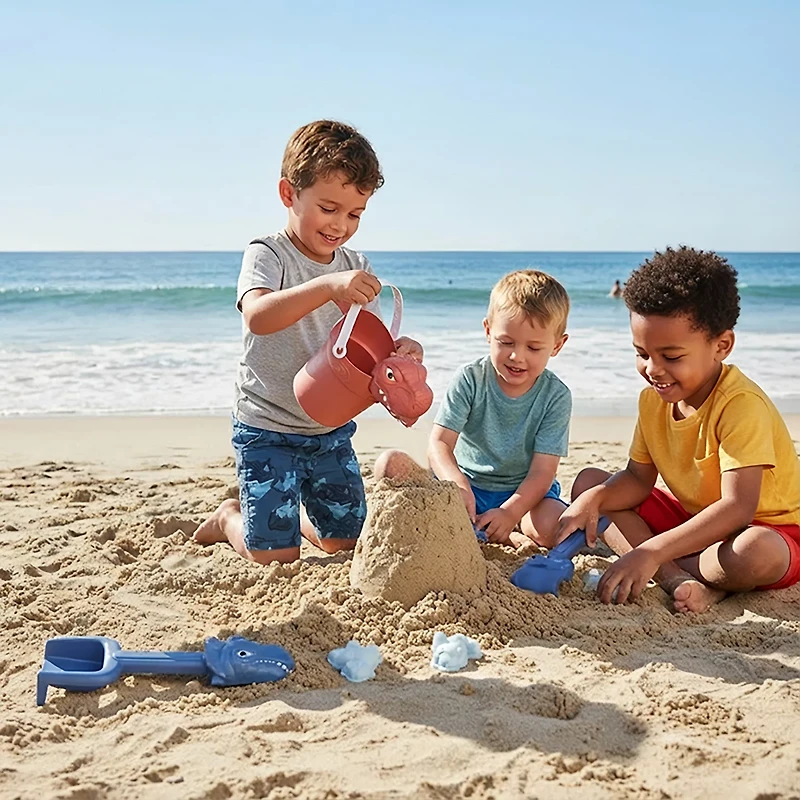 O'Rageous Dino 6-Piece Beach Toy Set
