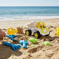 O'Rageous Dump Truck 8-Piece Beach Toy Set