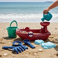 O'Rageous Boat 10-Piece Beach Toy Set
