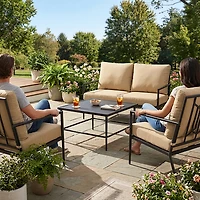 Mosaic Livingston 4-Piece Garden Conversation Set