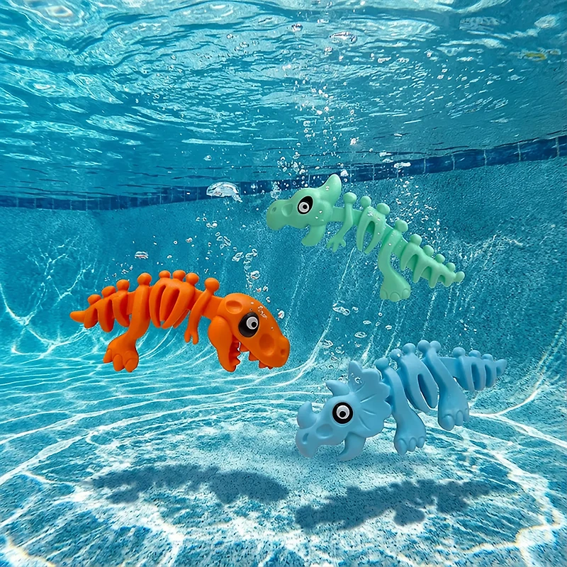 Prime Time Toys Dino Divers Flexible Dive Sticks 3-Pack