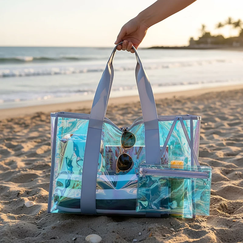 O'Rageous Iridescent Beach Tote Bag