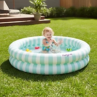 Funsicle Pastel Stripes 4 ft Inflatable Kids' Pool
