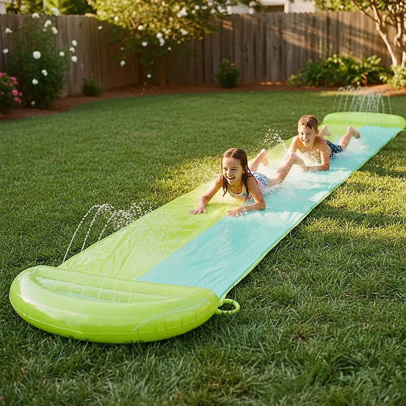 Funsicle Fresh Lime 2-Lane 18 ft Water Slide