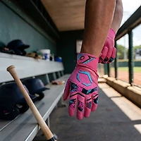 EvoShield Adult Carbyne Miami Vice Batting Gloves