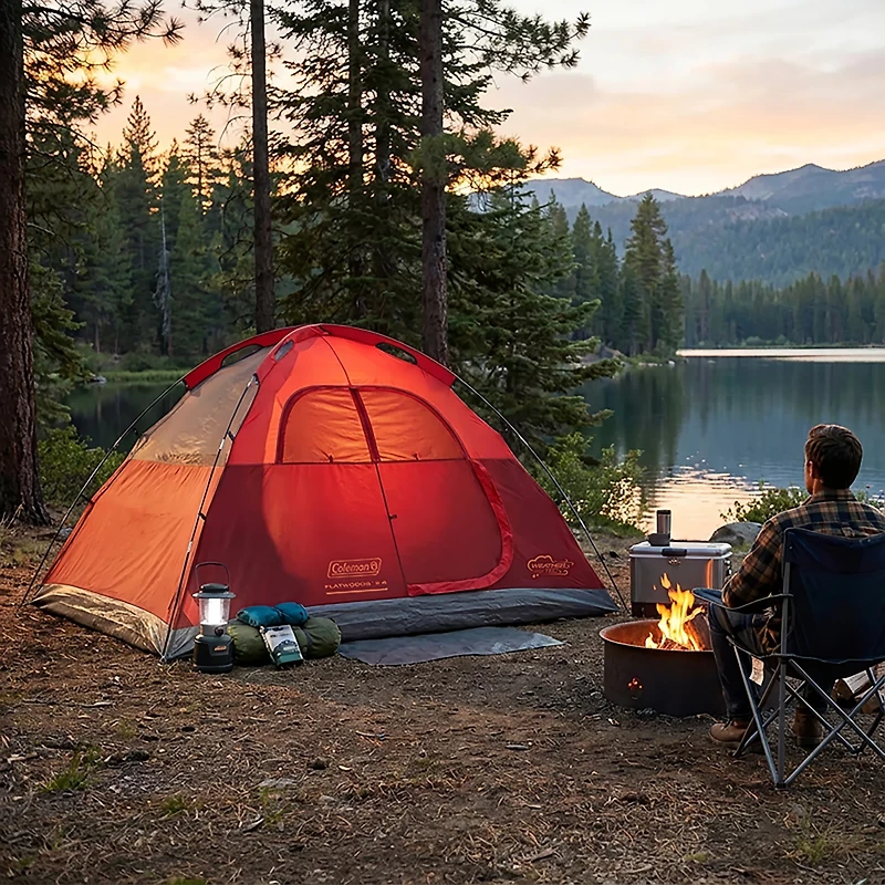 Coleman Flatwoods II 4-Person Lightweight Dome Camping Tent