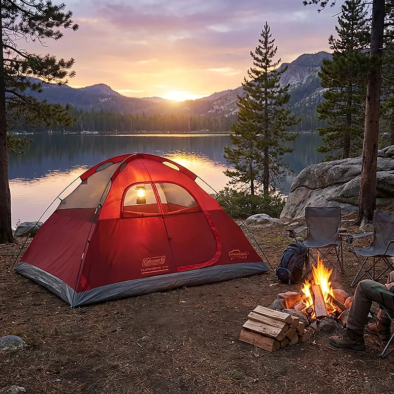 Coleman Flatwoods II 4-Person Lightweight Dome Camping Tent