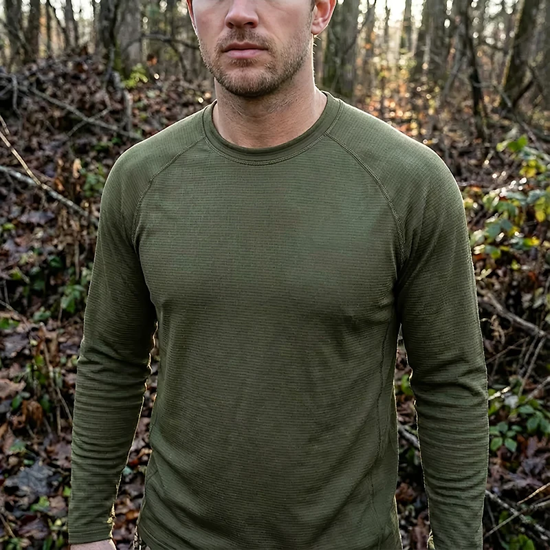 Magellan Outdoors Men's HuntGear Heavy Weight Baselayer Crew Neck Top