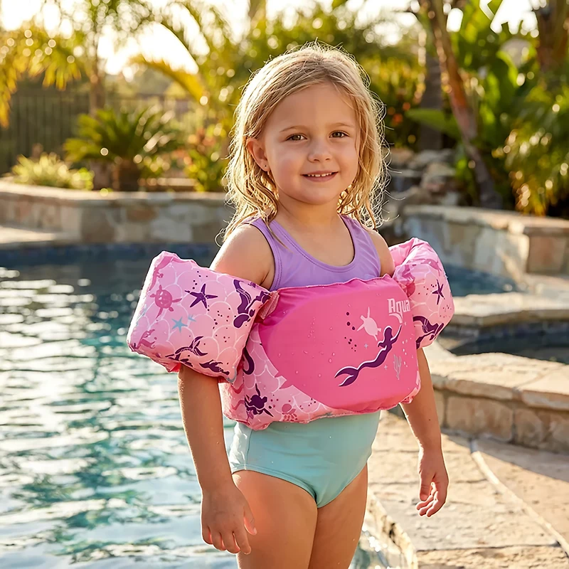 Aqua-Leisure Kids' Tadpole Swimmer Mermaid USCG Level 70 Life Vest