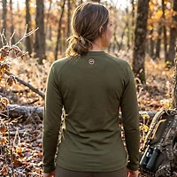 Magellan Outdoors Women's HuntGear Heavy Weight Baselayer Crew Neck Top