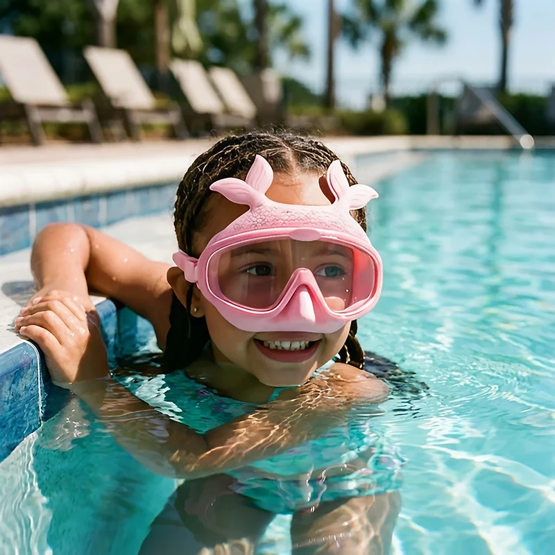 Coconut Grove Girls' Pearl the Mermaid Character Swim Mask