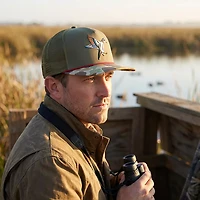 Paramount Apparel Men's Camo Brim Wood Duck Rope Cap