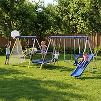 AGame Huddle N Bounce Metal Playset