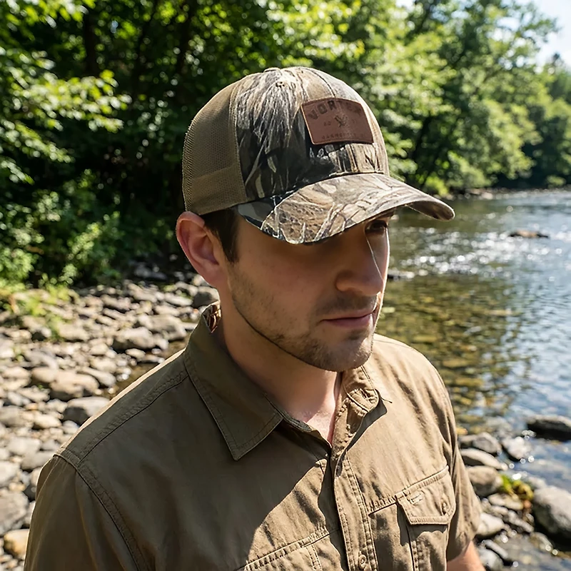 Vortex Optics Men's Smalltown Legacy Mossy Oak Bottomland Camo Cap