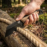 TRUE NEKKID SEAX Knife with Molded Sheath