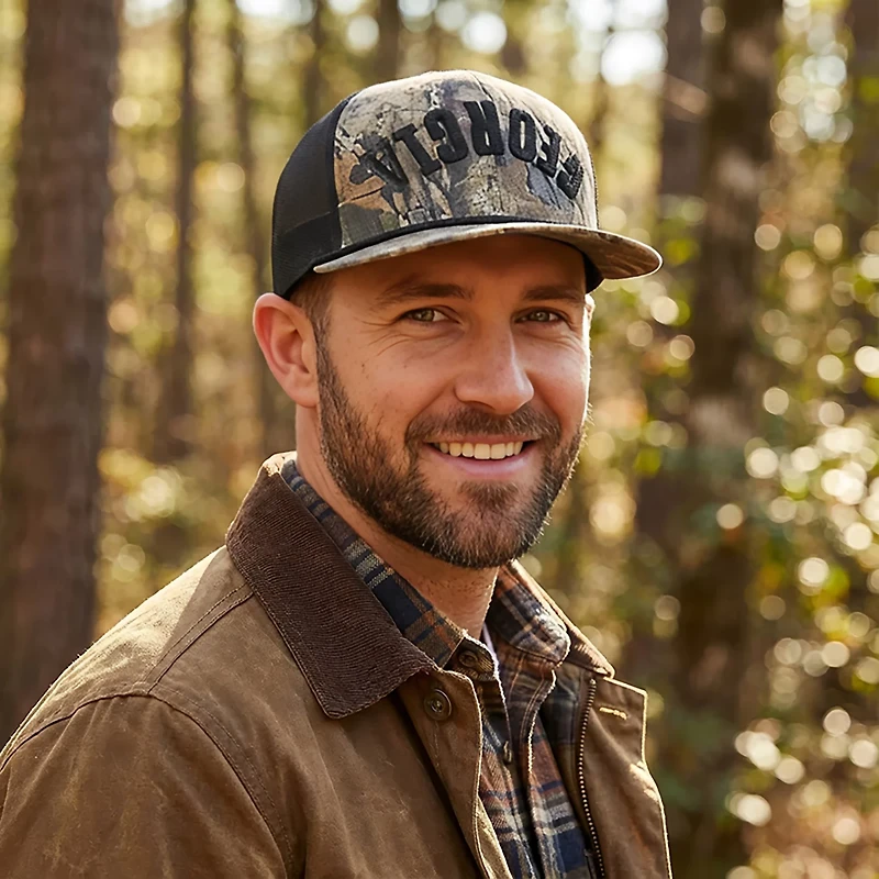 Paramount Apparel Men's Upside Down Georgia Cap