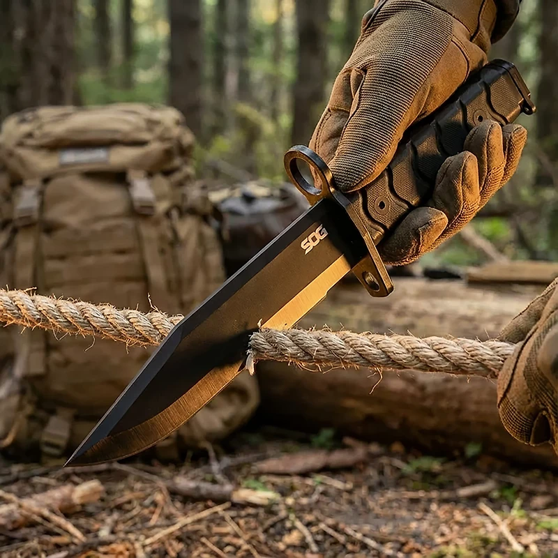 SOG BAR15D Clip Point Bayonet