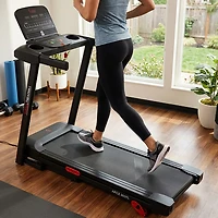 Sunny Health & Fitness APEX 300 SMART Motorized Treadmill with Bluetooth