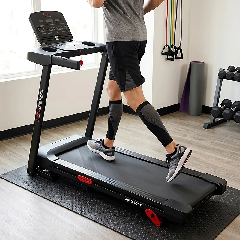 Sunny Health & Fitness APEX 300 SMART Motorized Treadmill with Bluetooth