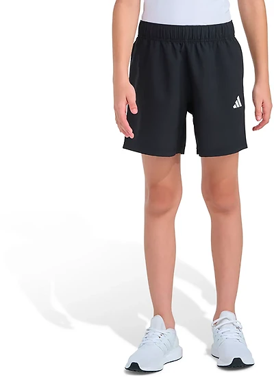 adidas Boys' Woven Essential Logo Shorts 9.5