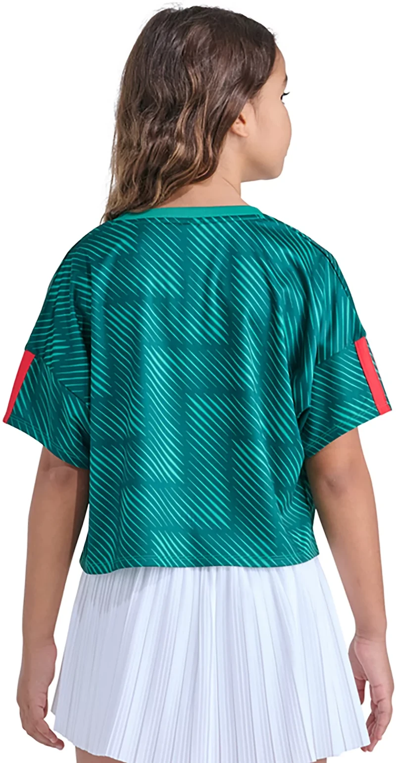 adidas Girls' All Over Print World Soccer Top