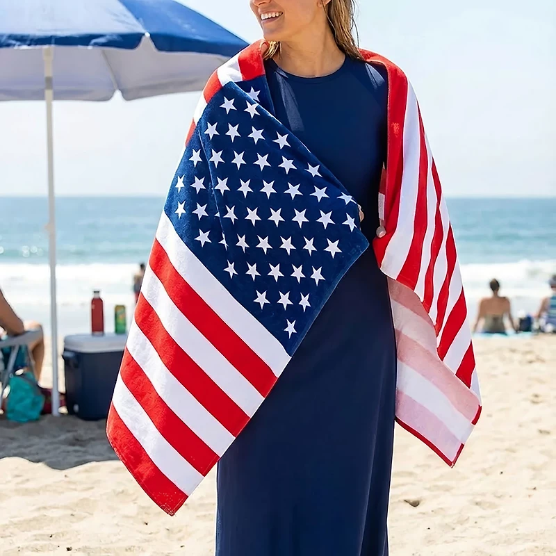 O'Rageous USA Printed Beach Towel