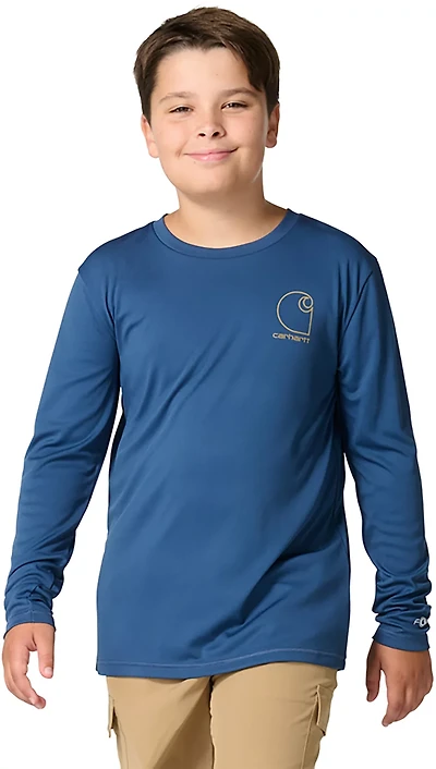 Carhartt Boys' Hook Sun Defender Long Sleeve Graphic T-shirt