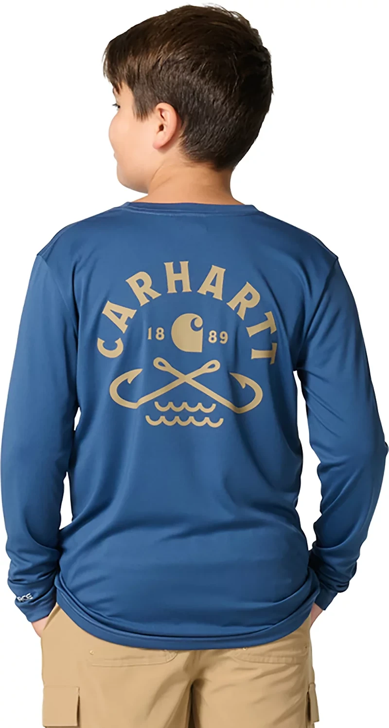 Carhartt Boys' Hook Sun Defender Long Sleeve Graphic T-shirt