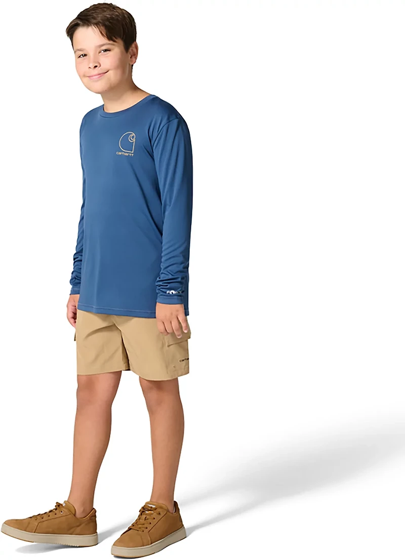 Carhartt Boys' Hook Sun Defender Long Sleeve Graphic T-shirt
