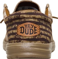 HEYDUDE Men's Wally Americana Funk Patriot Shoes
