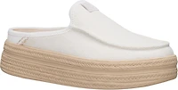 HEYDUDE Women's Wendy Austin Lift White Espadrille Canvas Shoes