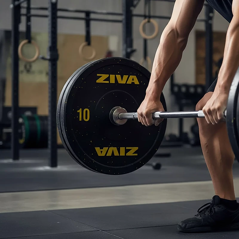 ZIVA Olympic Rubber Bumper Plate – Single