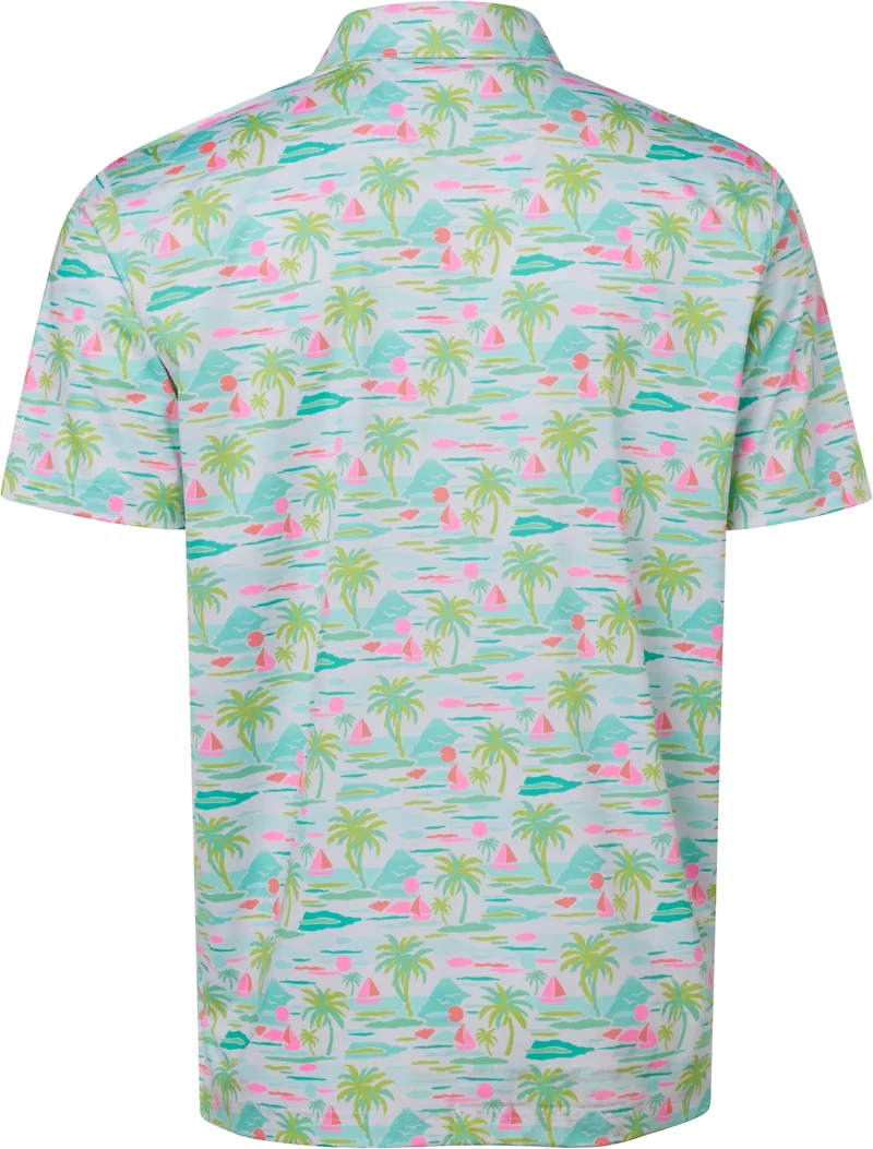 Chubbies Men's The Island Hopper Performance Polo Shirt