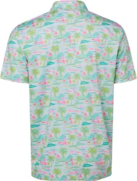 Chubbies Men's The Island Hopper Performance Polo Shirt