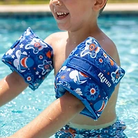 Aqua Leisure Boys’ Floateeze Blue Turtles Arm Bands